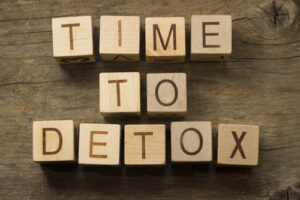 Time,To,Detox,Text,On,A,Wooden,Cubes,On,A
